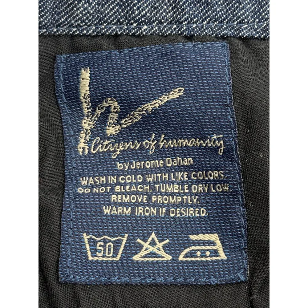 Vintage Citizens Of Humanity Low Rise Flare Jeans 30 | Y2K McBling Boho Grunge - Picture 16 of 16